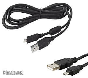 UC-E6 CB-USB7 USB-tiedonsiirtokaapeli Nikon/Olympus