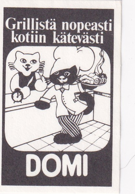 DOMI Grillista nopeasti kotiin kätevässi, Kissa    8/14