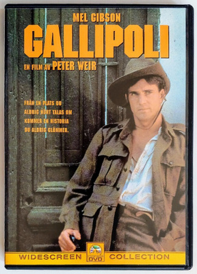 GALLIPOLI – Ruotsi-DVD Suomi-tekstein 1981/2004 - Peter Weir