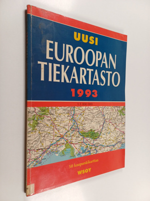 Uusi Euroopan tiekartasto 1993 : 50 kaupunkikarttaa