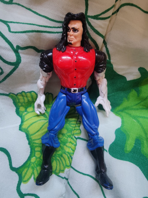 Spiderman transforming Morbius -action-figuuri