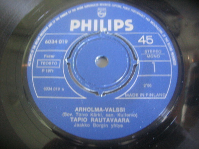 7" - Tapio Rautavaara - Arholma-valssi / Kaunissaari
