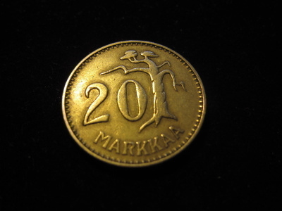 20 mk 1954 pitkä oksa