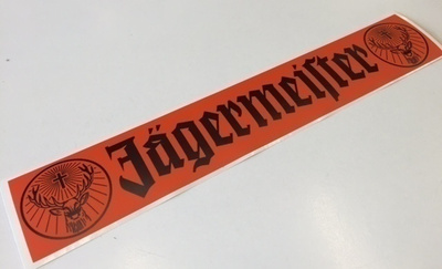 Jägermeister palkki tarra