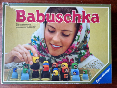 Babuschka lautapeli. Ravensburger 1984