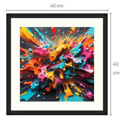 Uusi uniikki Pop art print taulu 40 cm x 40 cm