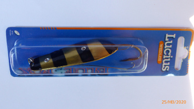BLUE FOX LUCIUS Weedless 75mm, 20g Väri: Zebe