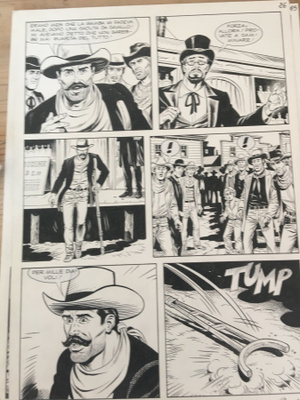 Tex Willer ORIGINAALI SIVU Giacomo Danubio Tex 7/2013