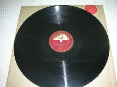 Vanha savikiekko  rpm 78 Lp