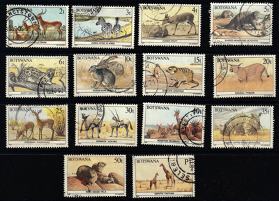 Botswana 1987 eläimiä o