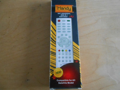 iHandy SAT Universal 2000 in 1, AUN 0442+ A Remote Control