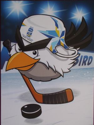 Toni Kysenius "HockeyBird" no 5 jääkiekon MM 2012