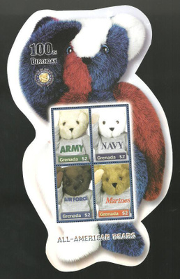 NALLET Teddykarhut pehmoeläin blokki GRENADA **