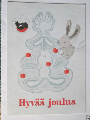 KULKEMATON HYVÄÄ JOULUA JOULUKORTTI