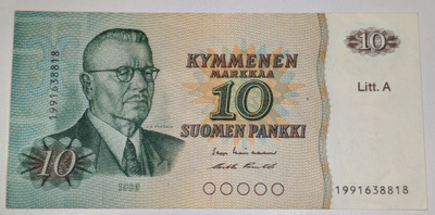 10 Markkaa 1980 Litt. A korvaava 1991638818
