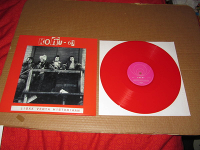 Kohu- 63 LP Lisää Verta Historiaan v.2012  RED ! MINT-