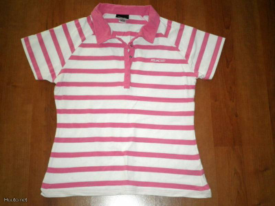 REEBOK PINKKI-VALKOINEN T-PAITA KOKO: XL