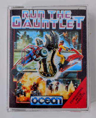 Run The Gauntlet - Commodore 64 / C64 (kasetti)