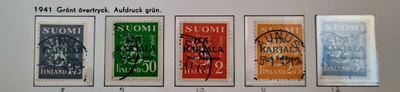 LaPe 8, 9, 10, 11, 12 - Itä-Karjala, Vihreä lisäpainama - o