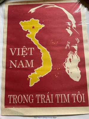 PROPAGANDAJULISTE – VIETNAM SYDÄMESSÄNI