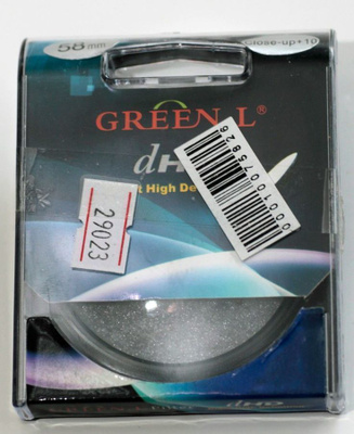 Lähilinssi Green.l 58mm
