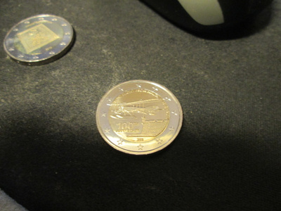 Malta 2 € 2015 Ensimmäinen lento 100 vuotta unc