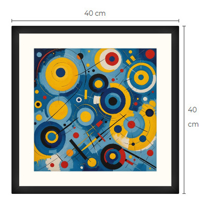 Uusi uniikki abstrakti art print taulu 40 cm x 40 cm