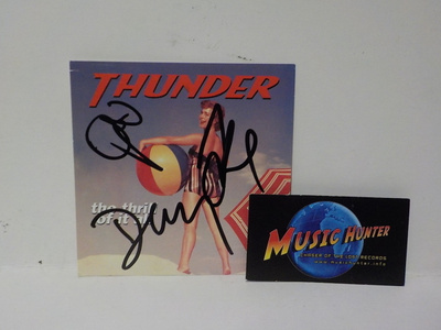 THUNDER - THE THRILL OF IT ALL PROMOKORTTI + 3 x NIMMARIT