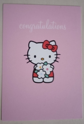 no 1 - congratulations - kitty