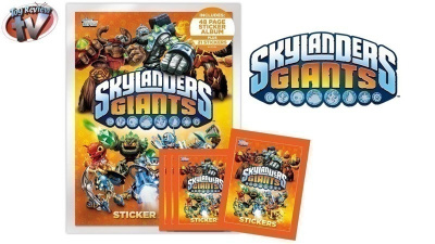 Skylanders Giants 2013 Sticker Collection Album Tarra-albumi
