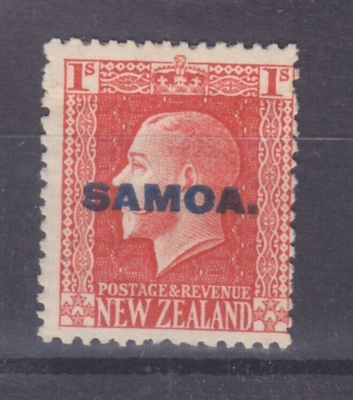 Samoa 1916 1 sh liimakkeellisena