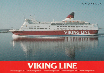 LAIVAKORTTI - M/S AMORELLA