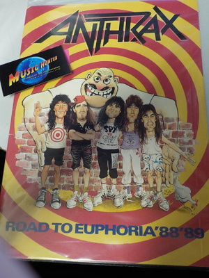 ANTHRAX - ROAD TO EUPHORIA '88 '89 KIERTUEKIRJA