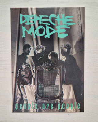 Depeche Mode – People are people -postikortti