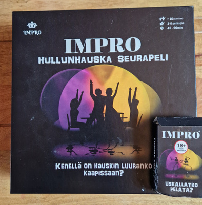 Impro Hullunhauska Seurapeli ja K18 Lisäosa