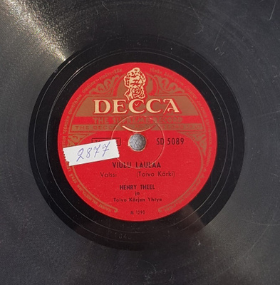 Savikiekko 1949 - Henry Theel - Decca SD 5089