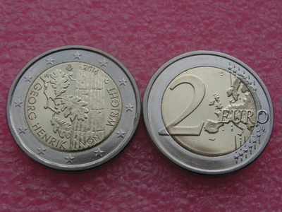 2 Euro Suomi 2016 Georg Henrik von Wright