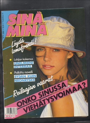 Sinä Minä n:o 10 1990 Unelmien intterrail. Bill Campbell..