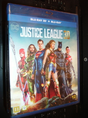 Blu-ray 3D + Blu-ray : JUSTICE LEAGUE 3D    ( UUSI ! )