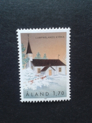 åland 1990 lumparlandin kirkko**
