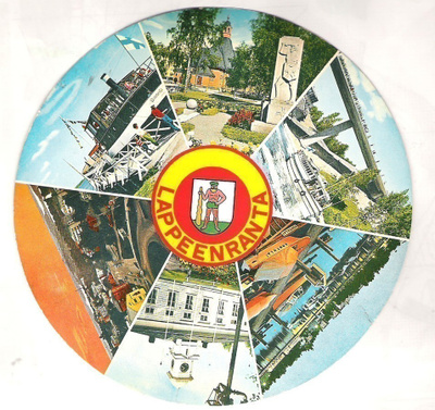 Pyörökortti, 4 kpl., Lappeenranta, Lappi, Norja, Italia.