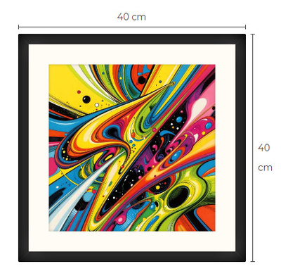 Uusi uniikki Pop art print taulu 40 cm x 40 cm