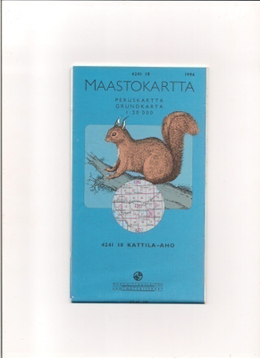 Maastokartta 1:20 000 Kattila-aho