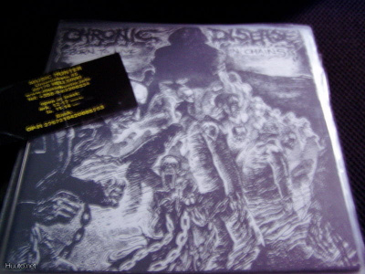 CHRONIC DISEASE - BORN TO LIVE IN CHAINS 7'' ex/ex