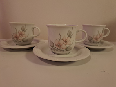 Kahvikupit 3 paria