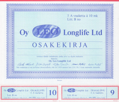 OKK 1988 Leo Longlife Oy spec pörssi, Helsinki (Tiimari)