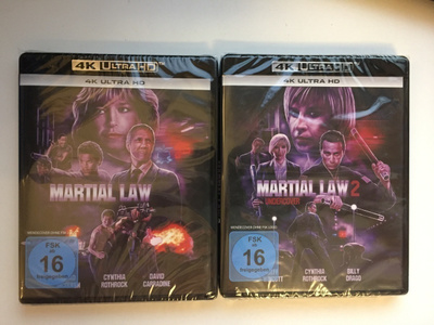 Martial Law 1 ja 2 (2x 4K Ultra HD) Cynthia Rothrock (UUSI)