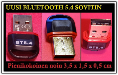 Uusi Bluetooth 5.4 USB-sovitin / Bluetooth-dongle #29439