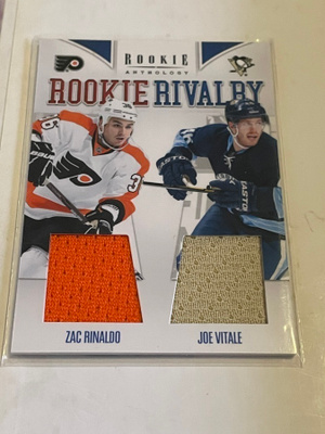 11-12 Panini Rookie Anthology Dual Jerseys Rinaldo/Vitale