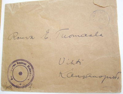 VANHA Virkakuori Kanneljärvi Hoitokunta 1945